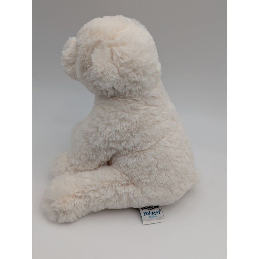 Jellycat Perry Polar Bear Plush Cream White Soft Shaggy Stuffed Animal 9 Inch - Picture 4 of 10